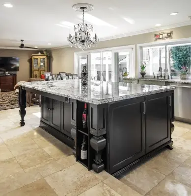 Cypress City, Vintage Design, White with Glaze, Inset and Overlay Style by The Kitchen Design Center