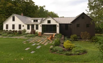 Rustic Contemporary - Vermont — Landscape Design project by Julie Moir Messervy Design Studio (JMMDS) in Westminster