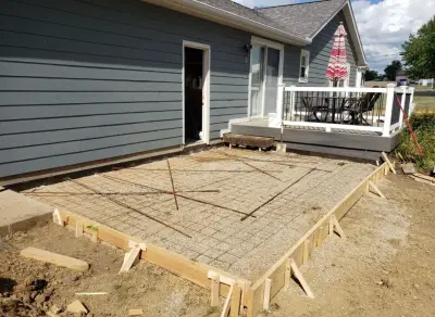 Washington Deck and Concrete Patio — Kitchen Remodeling project by Peoria Tile And Carpenters