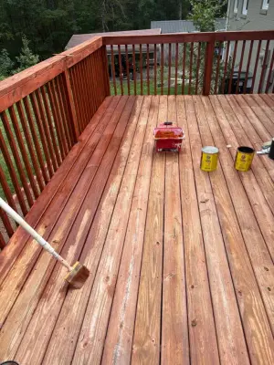 Deck Coating — Kitchen Remodeling project by Moreno Painting & Remodeling Service