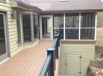 Glamorous Cluster Home Decking Mage by Medina Exteriors & Remodeling