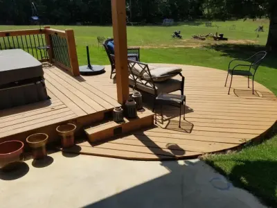 Deck Construction for Front and Back — Kitchen Remodeling project by JER Construction