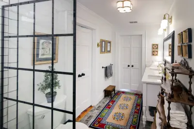 Wellborn bathroom renovation by Greenbrook Design Center