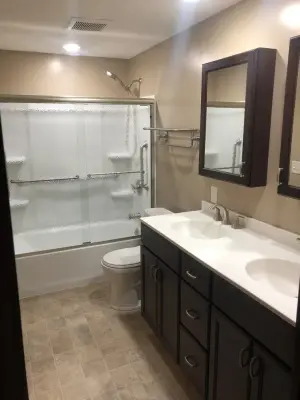 Adjustable Bathroom Lighting by Country Gentlemen Kitchen & Bathroom Remodeling