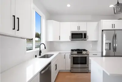 Shiva Lane - Light-Colored Kitchen — Kitchen Remodeling project by Cabinets Plus, LLC
