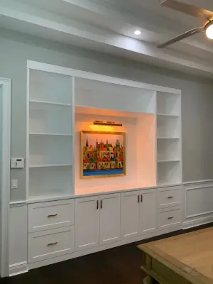 Custom Office Unit by DL Flooring & Design