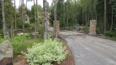 Entrance Gate Pillars for Driveway — Kitchen Remodeling project by Skyline Remodeling
