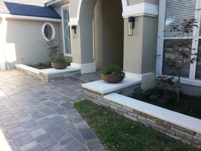 Paver & Stone work — Landscape Design project by KAPPLE Landscape Design