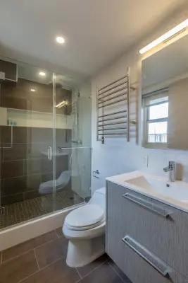 East 86th Bathroom Remodel by Eastside Design & Build Inc.