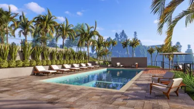 Modern Luxury Pool by Karen Aitken And Associates