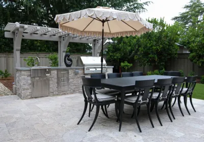 Contemporary Transitional Garden by Karen Aitken And Associates