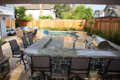 Backyard Entertaining — Landscape Design project by Karen Aitken And Associates