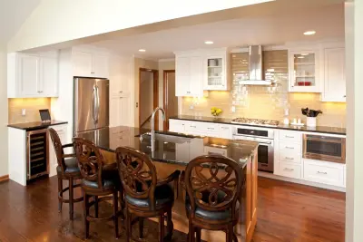 Modern Edina Kitchen — Kitchen Remodeling project by Inspired Spaces LLC