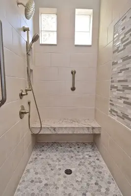 Sarasota Real Estate Photographer Rick Ambrose's Elegant Bathroom Transformation by Gilbert Design Build