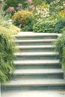 landscape steps — Landscape Design project by Kate Martin Design