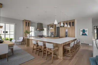 Entertainer's Fantasy in Quarter Sawn White Oak by E.W. Kitchens