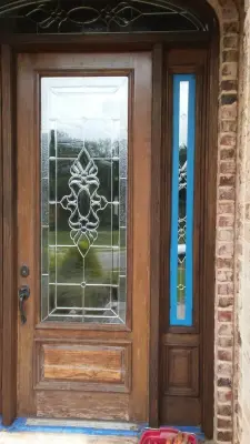 Custom storm door for entrance restoration by Home Pro