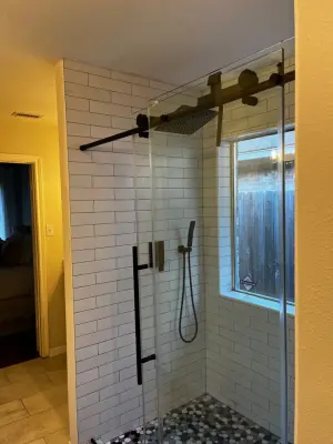 Imperial Oaks Extended Shower by Premium Residential Remodeling