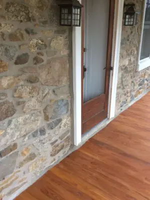 Outdoor Stone Craftsmanship — Kitchen Remodeling project by Reed L. Harris Construction