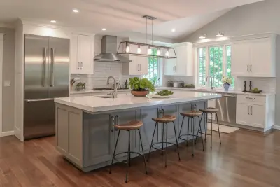 Wonderful Family Kitchen by Covenant Kitchens & Baths, Inc.