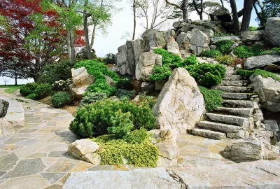 Tavern Island Retreat — Landscape Design project by Keith E. Simpson Associates, Inc. in Norwalk