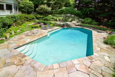 New Canaan Backyard Retreat — Landscape Design project by Keith E. Simpson Associates, Inc. in New Canaan