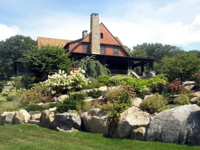 Pound Ridge Home — Landscape Design project by Keith E. Simpson Associates, Inc. in Pound Ridge