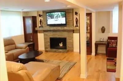 Family Room Transformation by Ballroom Baths & Home Design