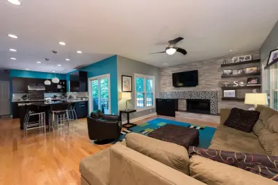 Fishers IN Family Room Project 2016 by The HomeWright, LLC