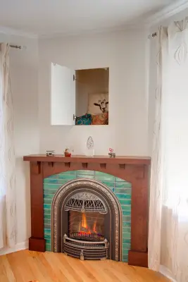 Custom Fireplace in Spring Harbor Family Room by Tony Trapp Remodeling LLC