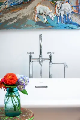Rustic Elegance Master Bathroom by HC Remodel & Design