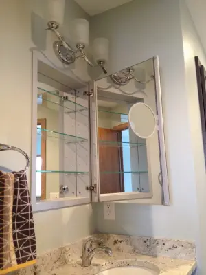 Master Bathroom Renovation on Embry Avenue, Farmington, MN by Sarah Bernardy Design, LLC