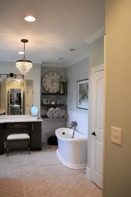 Farragut Restroom Renovation — Kitchen Remodeling project by Kitchen Gallery LLC