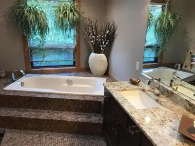 Fayetteville Primary Bathroom — Kitchen Remodeling project by Distinctive Innovations, Inc.