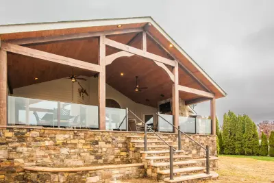 Timber Frame Porch by FFG by Sunset Builders