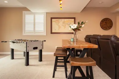 Anderson Completed Basement by Legacy Builders Group