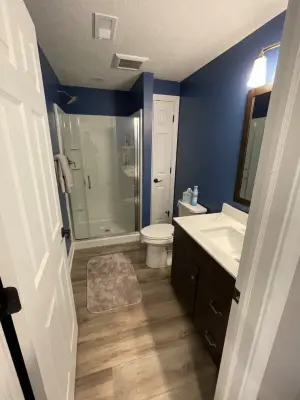 Completed Lower Level by Tim Englert Construction, Inc.