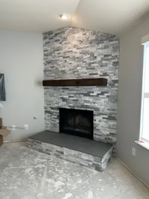 Campbell Fireplace Installation — Kitchen Remodeling project by GPC Remodeling & Construction