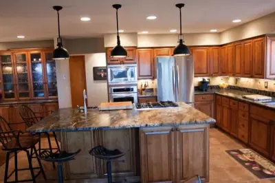 Living Room and Fireplace Renovation — Kitchen Remodeling project by Clark Custom Remodeling, Inc.