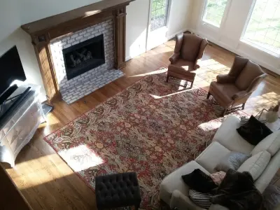 Zionsville Indiana Fireplace Renovation by EWC Home Services & Design