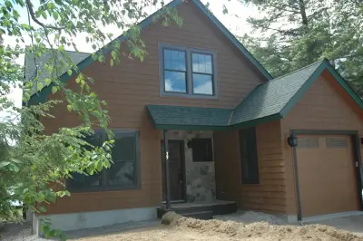 Meredith NH Lakefront New Build — Custom Home Builders project by Tarkka Homes INC