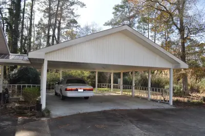Carports — Custom Home Builders project by Newton Log Homes Construction
