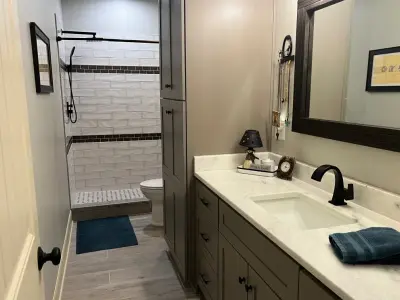 Lone Jack Basement Renovation Project — Custom Home Builders project by Top Shelf Home Builders