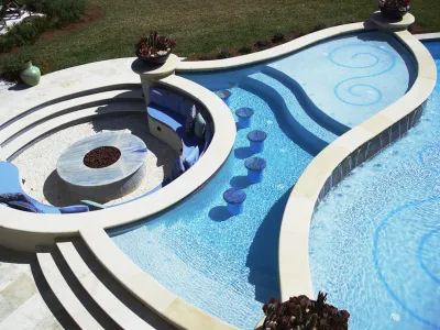 Modern Tequesta Florida Residence — Landscape Design project by Krent Wieland Design, Inc.