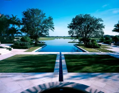 Contemporary Delray Beach Florida Estate — Landscape Design project by Krent Wieland Design, Inc.
