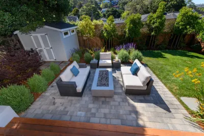 Belmont Outdoor Livingroom by Kristen Rudger Landscape Design