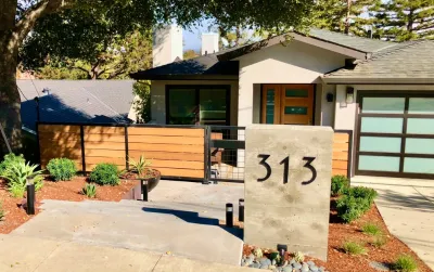 San Carlos Modern — Landscape Design project by Kristen Rudger Landscape Design in San Carlos