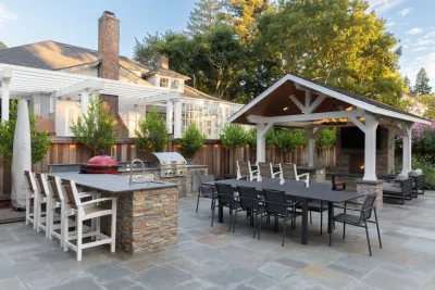 Burlingame Outdoor Living Room by Kristen Rudger Landscape Design