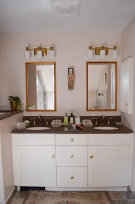 New Paltz Master Bathroom — Custom Home Builders project by Ingrained Woodworking, Inc.