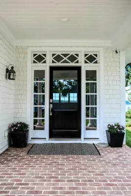 White Colonial Custom Residence in Arnold, MD by Evergreen Building Group, LLC.